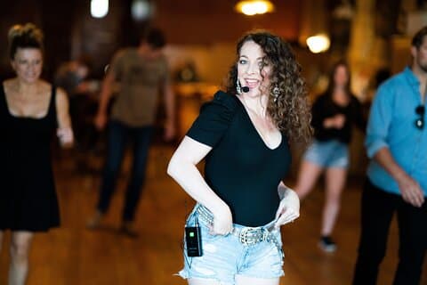 Instructor-Led Line Dancing Class with Souvenir Video