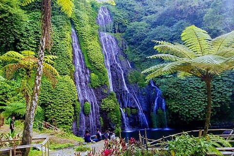 Meraviglioso viaggio alla cascata di Bali Paradise Banyumala e al lago gemello