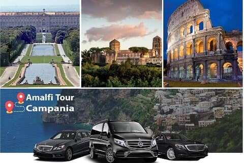 Privat overførsel Napoli Positano eller Praiano eller omvendt, Via Pompei eller Cantina