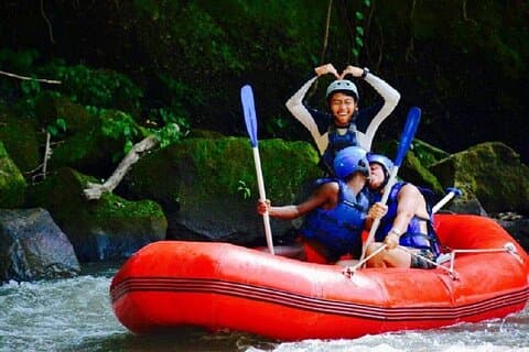 Privat White Water Rafting med 2-timers Bali Massage og Spa