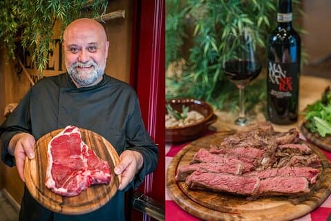Florentinsk biffmiddag: Autentisk florentinsk matopplevelse