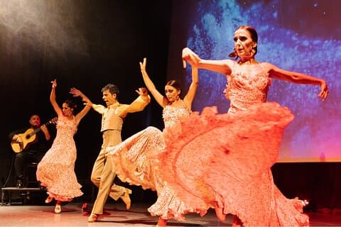 Espectáculo de flamenco español en Puerto de la Cruz