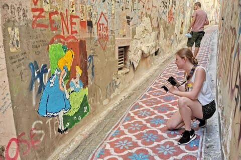 Recorrido privado a pie por el arte callejero de Zagreb con un artista local