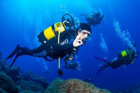 Cours de plongée en eau libre de 4 jours à Tenerife