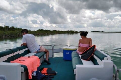 Verbazingwekkende 7 kleuren Lagoon bij Bacalar! Vervoer naar Riviera Maya