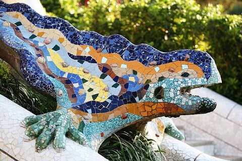 Parque Guell & Gaudi casas tour com o estilo moderno guia especialista