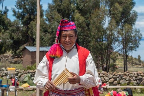 Tour di 2 giorni del Lago Titicaca con soggiorno in una casa familiare locale
