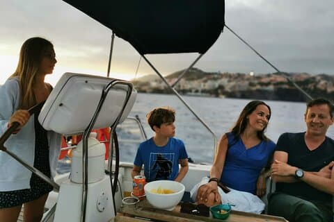 Excursion privée en bateau au coucher du soleil à Madère au départ de Funchal