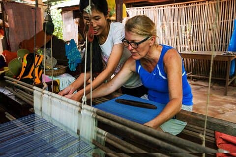Visite privée d'une demi-journée de l'île de la soie au départ de Phnom Penh