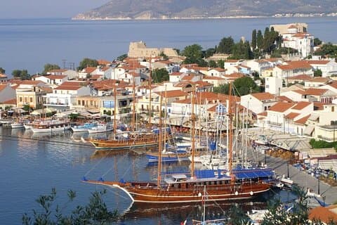 Färja till ön Samos från Kusadasi