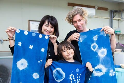 Hand Towel or Handkerchief Indigo Dyeing Workshop in Sanuki