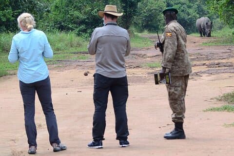 1 - Esperienza di tracciamento di un rinoceronte al Santuario di Ziwa Rhino