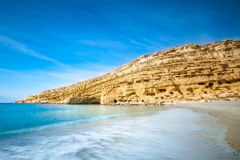 Heraklion : Matala Beach, Hippie Caves & Odigitria Monastery