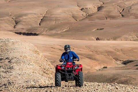 Aventure De 2 heures Quad dans le désert des Palmerais à Marrakech