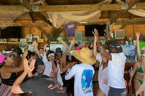 Rose Island Boat Party, Beach Getaway & Floating Bar