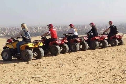 PRIVAT ATV Quad Bike Tour på Pyramids of Giza med lunch