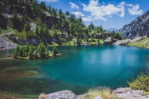 Alpine Mercantour Lakes hiking French Riviera