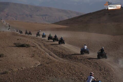 Quad-tur i Agafay-ørkenen i Marrakech