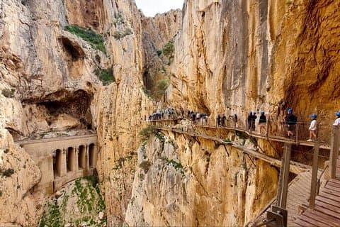 Caminito del Rey med Pickup fra Malaga City