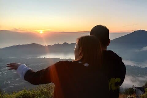 Mount Batur Sunrise Trekking og morgenmad på restaurant (private ture)