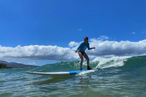 Semi-privat surfelektion på Kalama Beach i Kihei