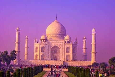 Sunset Taj Mahal and Agra Fort Half-Day Private Guided Tour