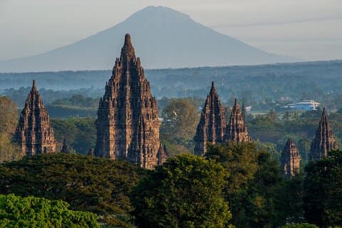 Borobudur(climb up), Merapi Volcano and Prambanan Temple Tour