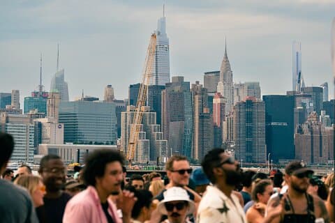 Fotógrafo pessoal durante a visita a NYC