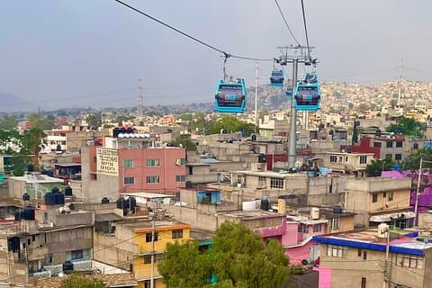 Vlieg met de kabelbaan naar de onontgonnen delen van CDMX