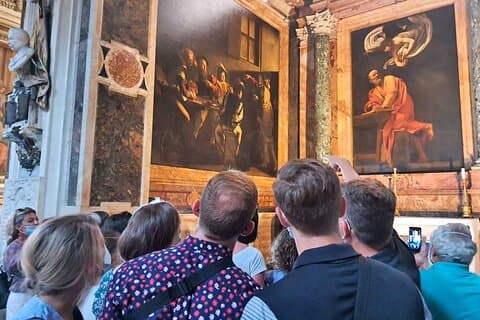 Caravaggio Art Works and Life Locations Walking Tour con Guida PhD