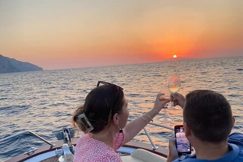 3-timers privat solnedgangsbåttur i Sorrento