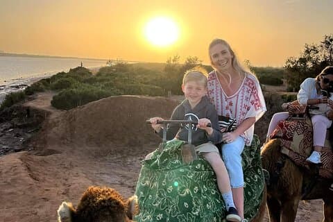 Agadir Camel Trek Sunset Tour with Dinner Barbecue