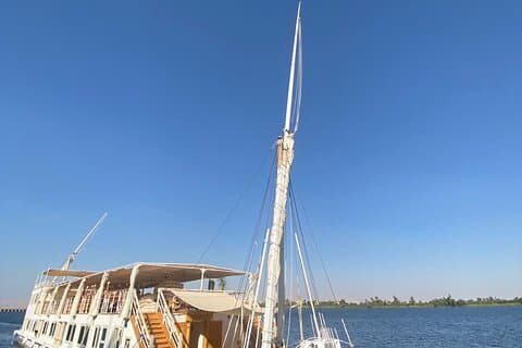 Dahabeya båttur fra Aswan til Luxor fra lørdag til mandag.