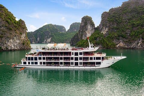 Aspira Luxury Cruises - Halong Bay & Lan Ha Bay Route - 2 dage/1 nat