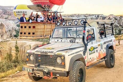 Visite privée en jeep et safari en Cappadoce avec guide du chauffeur