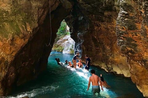La Leona waterfall adventure hike half day