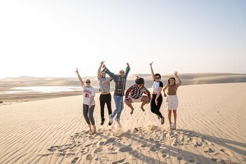 10 uur durende woestijnsafaritour in Qatar met barbecue