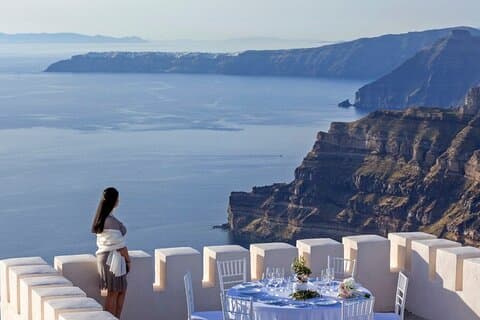 Private ganztägige Highlights von Santorini mit Weintour