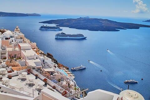 Onmiskenbare 4 uur durende kustexcursie op Santorini in Fira en Oia