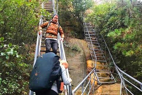 Excursão de caminhada de 5 dias no Parque Florestal Zhangjiajie (Hotel 5 estrelas)