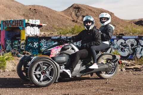 Private Guided Red Rock Canyon Tour for par på en CanAm Trike
