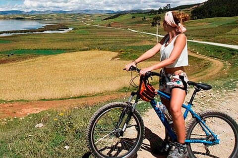 Halvdags cykeltur til Sacred Valley i Peru