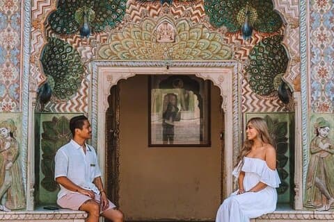 Golden Tringle Tour Blandning av Mughal och Rajput kultur