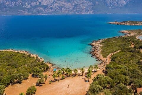 Cleopatra Island Boat Trip From Marmaris With Lunch and Drinks