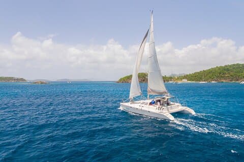 Half Day Private Sailing Catamaran and Snorkel Trip to St John