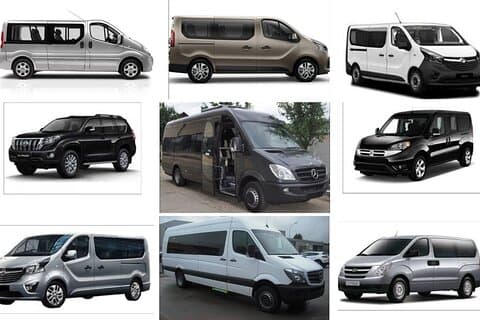 Private transfer from the airport