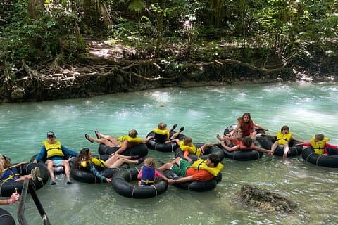 Ocho Rios White river tubing along with beach and lunch stop