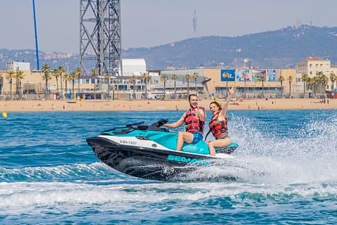 Jetski-Erlebnis ohne Führerschein in Barcelona