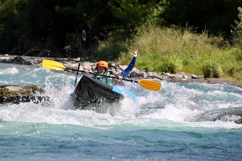 Half-day sailing on the Gave de Pau