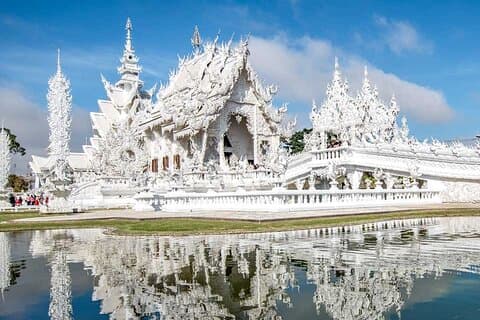 Heldagstur i Chiang Rai White Temple och Golden Triangle